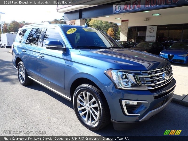 Blue / Ebony 2018 Ford Expedition Limited 4x4