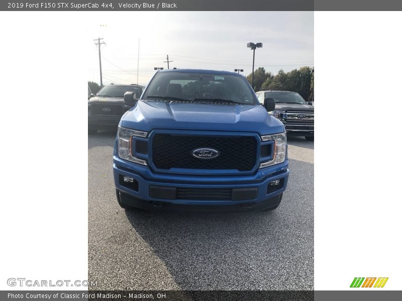 Velocity Blue / Black 2019 Ford F150 STX SuperCab 4x4