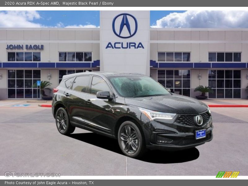 Majestic Black Pearl / Ebony 2020 Acura RDX A-Spec AWD