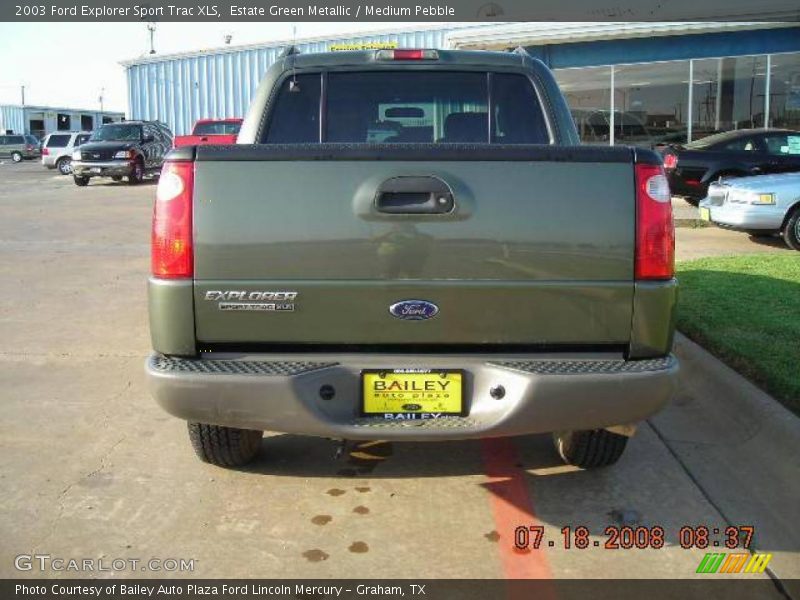 Estate Green Metallic / Medium Pebble 2003 Ford Explorer Sport Trac XLS