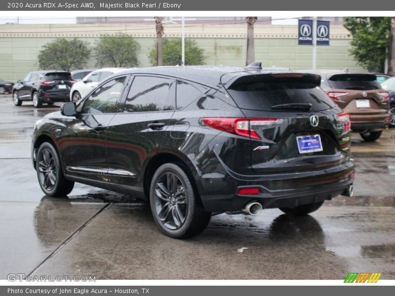 Majestic Black Pearl / Ebony 2020 Acura RDX A-Spec AWD