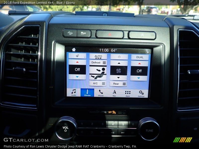 Blue / Ebony 2018 Ford Expedition Limited 4x4