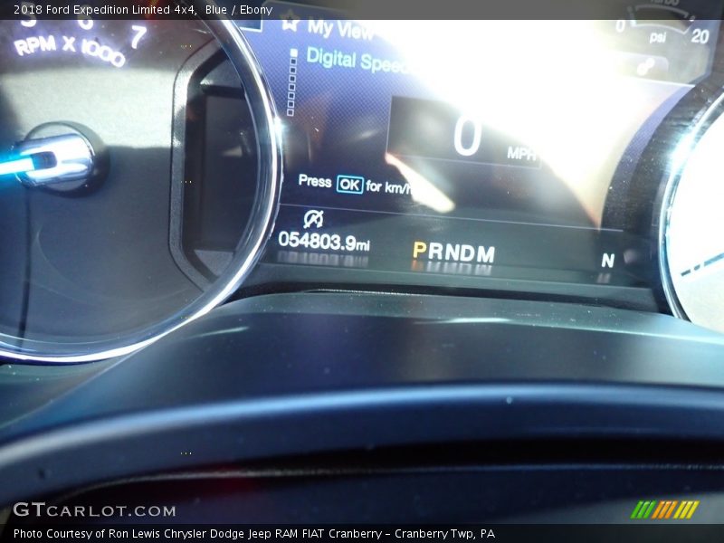 Blue / Ebony 2018 Ford Expedition Limited 4x4