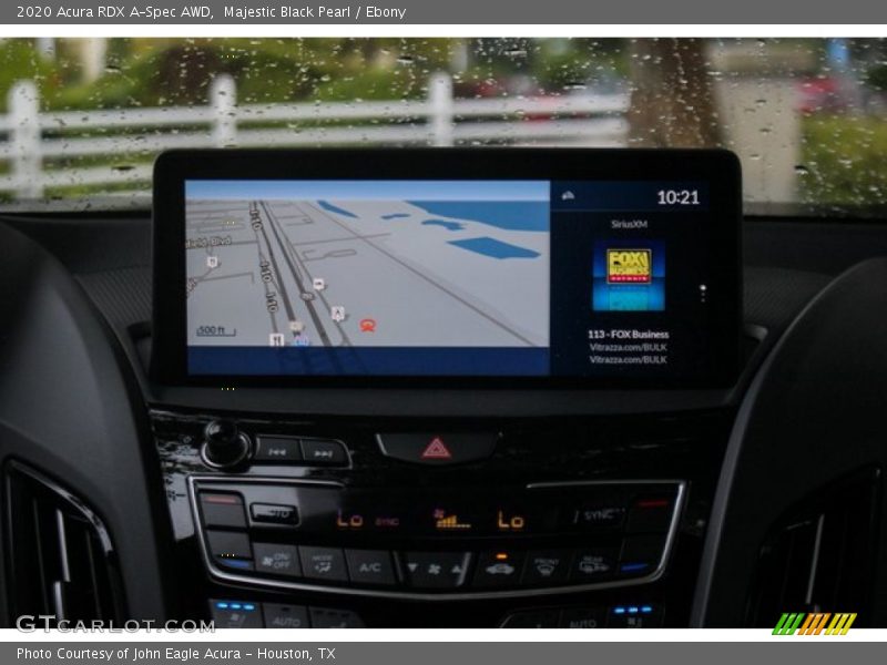 Navigation of 2020 RDX A-Spec AWD