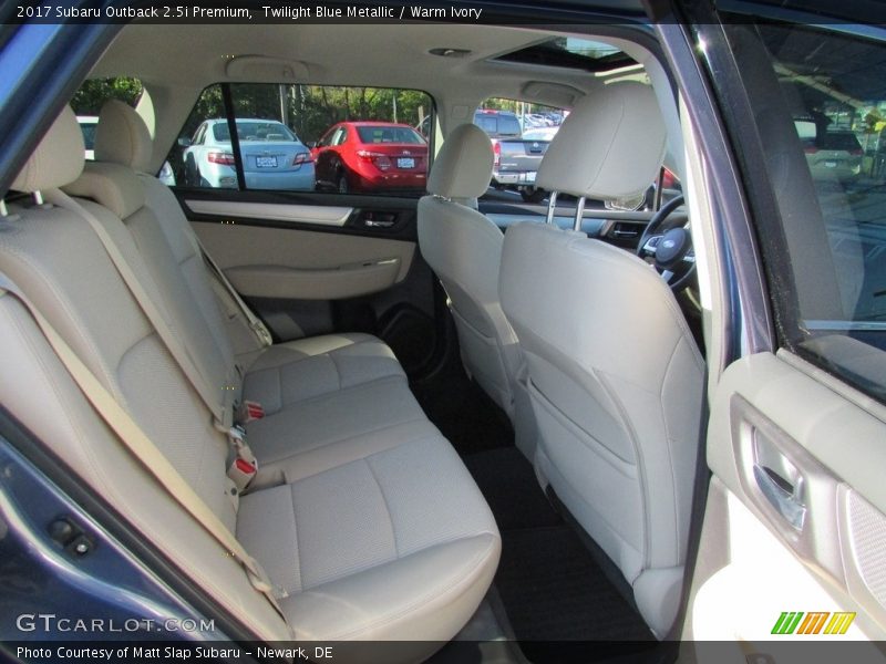 Twilight Blue Metallic / Warm Ivory 2017 Subaru Outback 2.5i Premium