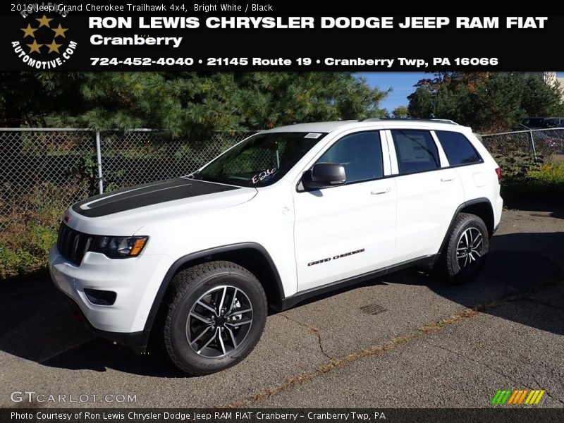 Bright White / Black 2019 Jeep Grand Cherokee Trailhawk 4x4