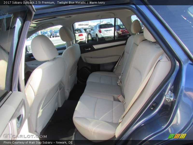Twilight Blue Metallic / Warm Ivory 2017 Subaru Outback 2.5i Premium