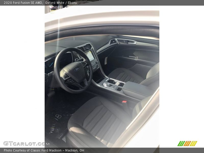 Oxford White / Ebony 2020 Ford Fusion SE AWD