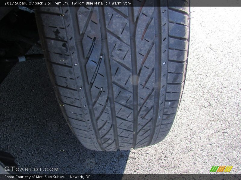 Twilight Blue Metallic / Warm Ivory 2017 Subaru Outback 2.5i Premium