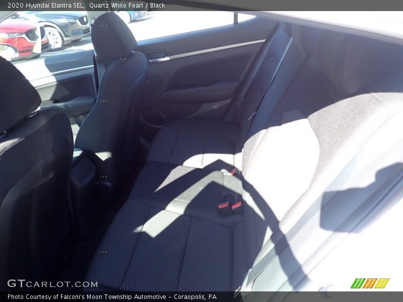 Quartz White Pearl / Black 2020 Hyundai Elantra SEL