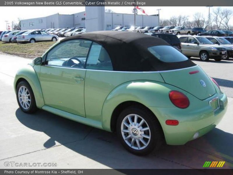 Cyber Green Metallic / Cream Beige 2005 Volkswagen New Beetle GLS Convertible