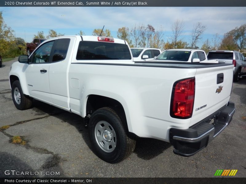 Summit White / Ash Gray/Jet Black 2020 Chevrolet Colorado WT Extended Cab