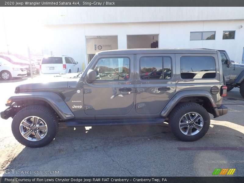 Sting-Gray / Black 2020 Jeep Wrangler Unlimited Sahara 4x4