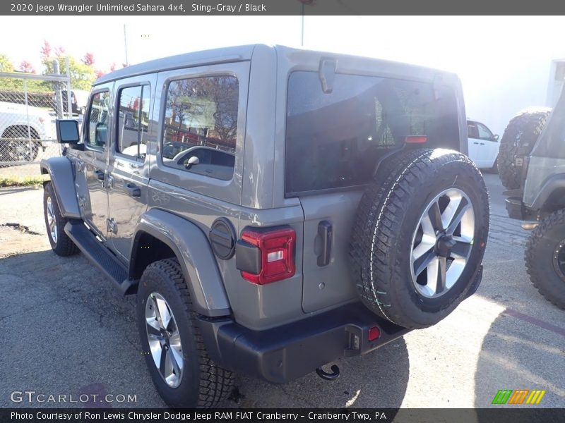 Sting-Gray / Black 2020 Jeep Wrangler Unlimited Sahara 4x4