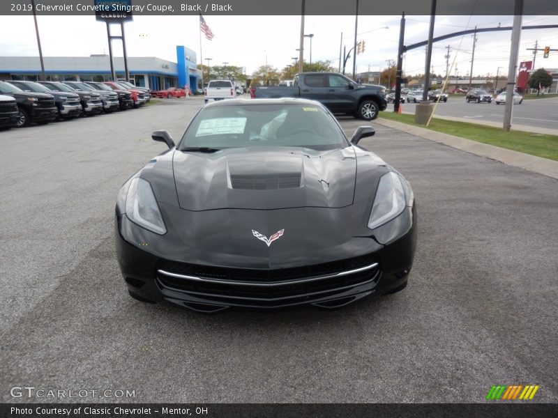 Black / Black 2019 Chevrolet Corvette Stingray Coupe