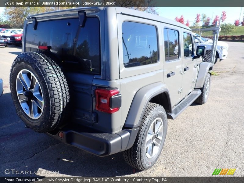 Sting-Gray / Black 2020 Jeep Wrangler Unlimited Sahara 4x4