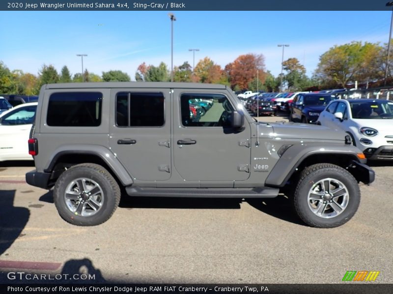 Sting-Gray / Black 2020 Jeep Wrangler Unlimited Sahara 4x4