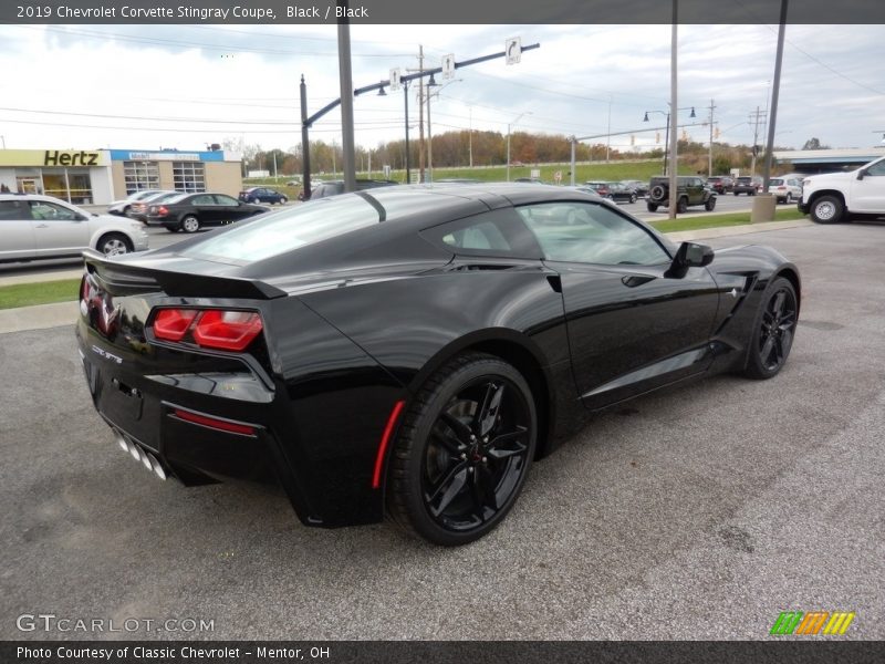 Black / Black 2019 Chevrolet Corvette Stingray Coupe