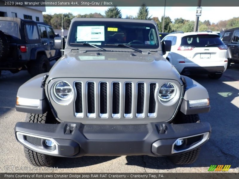 Sting-Gray / Black 2020 Jeep Wrangler Unlimited Sahara 4x4