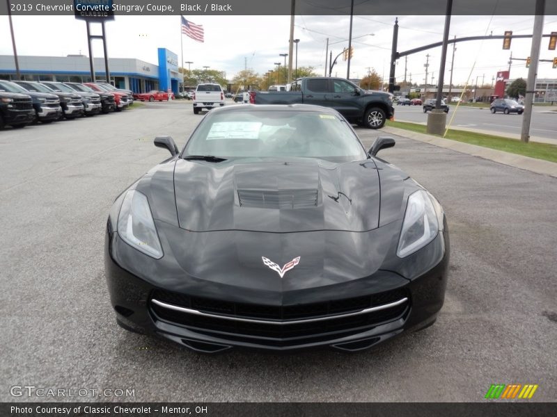 Black / Black 2019 Chevrolet Corvette Stingray Coupe