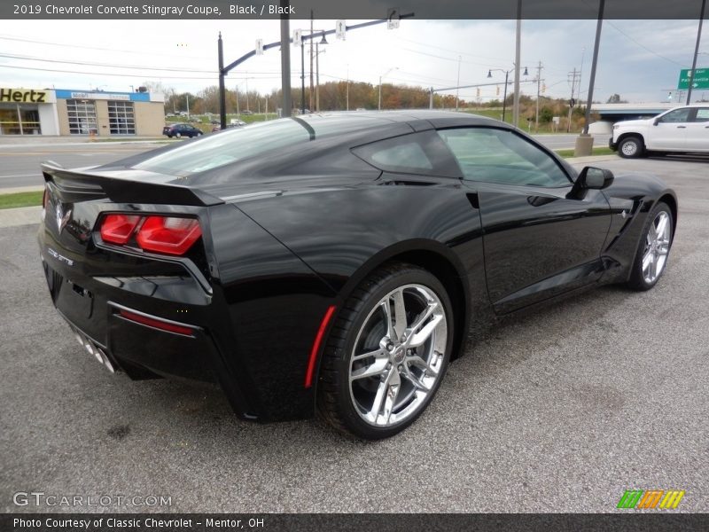 Black / Black 2019 Chevrolet Corvette Stingray Coupe