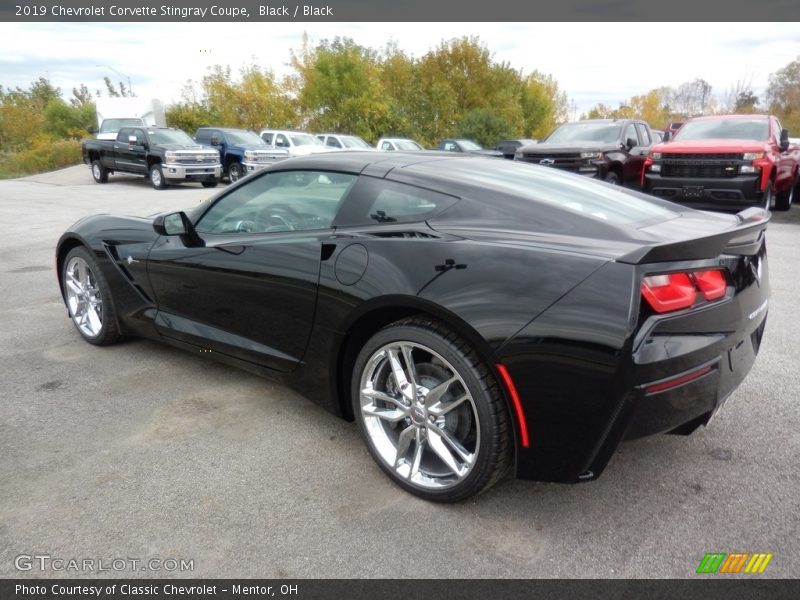 Black / Black 2019 Chevrolet Corvette Stingray Coupe