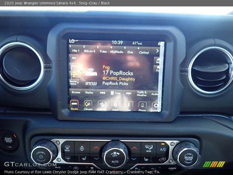 Sting-Gray / Black 2020 Jeep Wrangler Unlimited Sahara 4x4