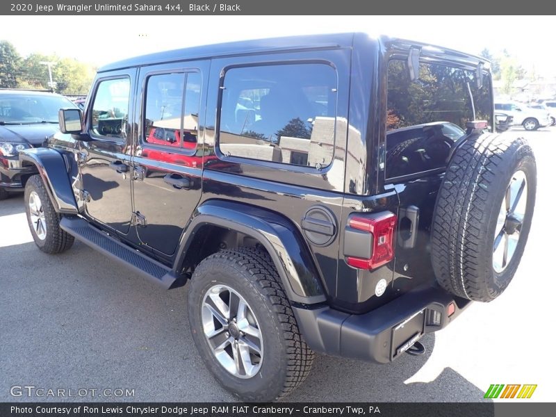 Black / Black 2020 Jeep Wrangler Unlimited Sahara 4x4