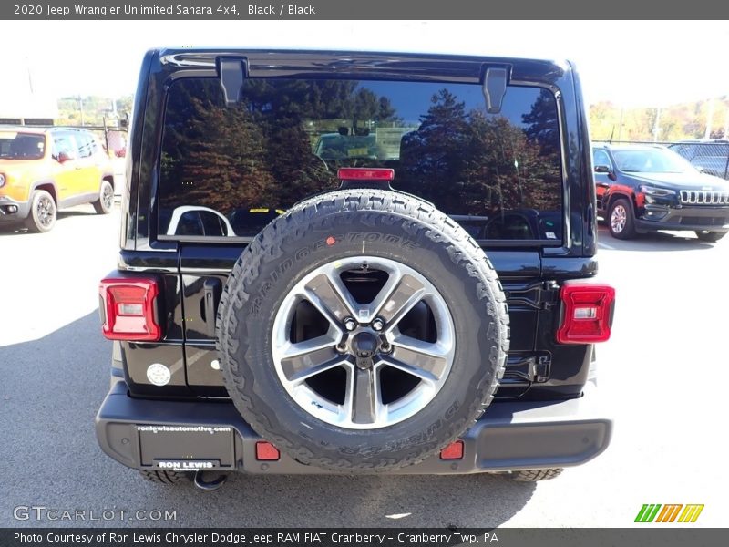 Black / Black 2020 Jeep Wrangler Unlimited Sahara 4x4