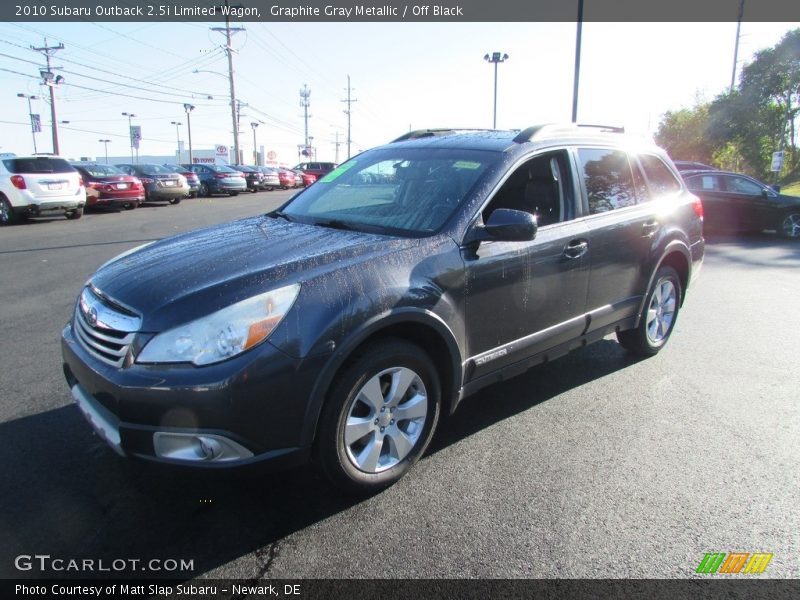 Graphite Gray Metallic / Off Black 2010 Subaru Outback 2.5i Limited Wagon