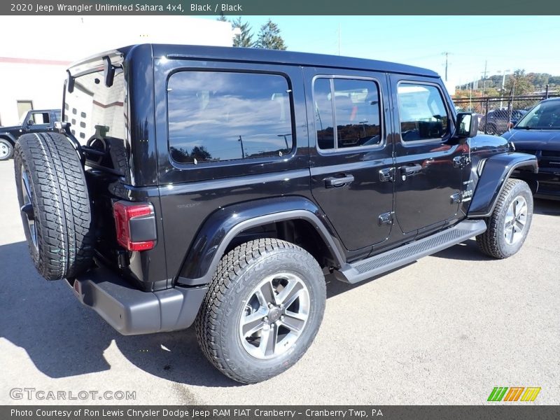 Black / Black 2020 Jeep Wrangler Unlimited Sahara 4x4