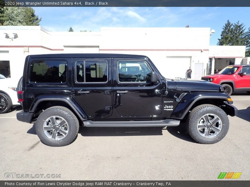 Black / Black 2020 Jeep Wrangler Unlimited Sahara 4x4