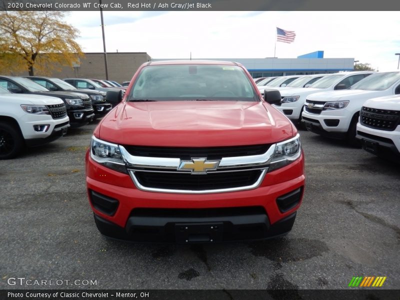 Red Hot / Ash Gray/Jet Black 2020 Chevrolet Colorado WT Crew Cab