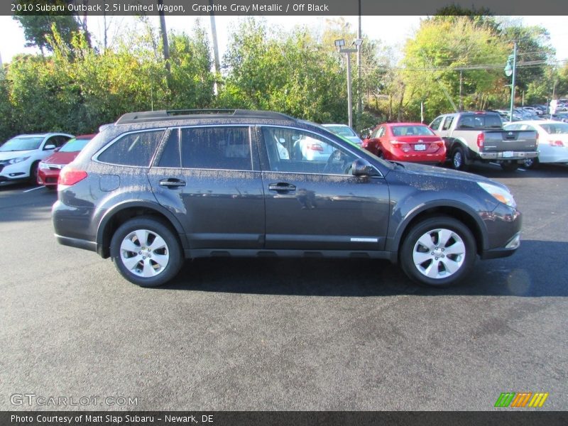 Graphite Gray Metallic / Off Black 2010 Subaru Outback 2.5i Limited Wagon