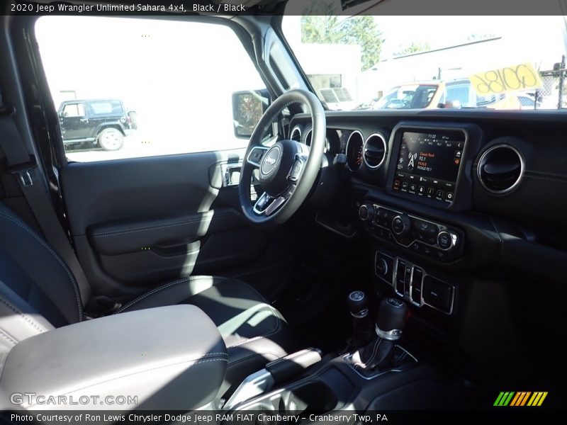 Black / Black 2020 Jeep Wrangler Unlimited Sahara 4x4