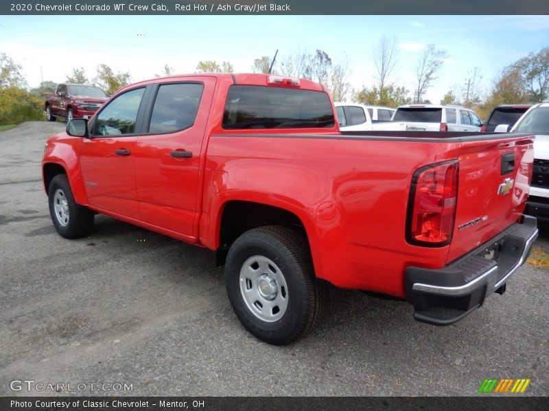 Red Hot / Ash Gray/Jet Black 2020 Chevrolet Colorado WT Crew Cab