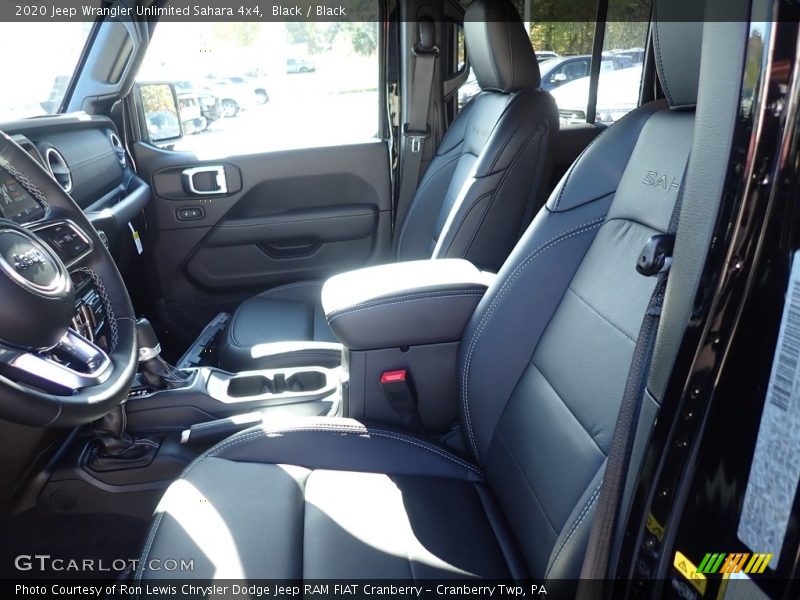 Black / Black 2020 Jeep Wrangler Unlimited Sahara 4x4