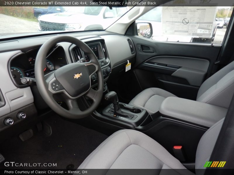  2020 Colorado WT Extended Cab 4x4 Ash Gray/Jet Black Interior