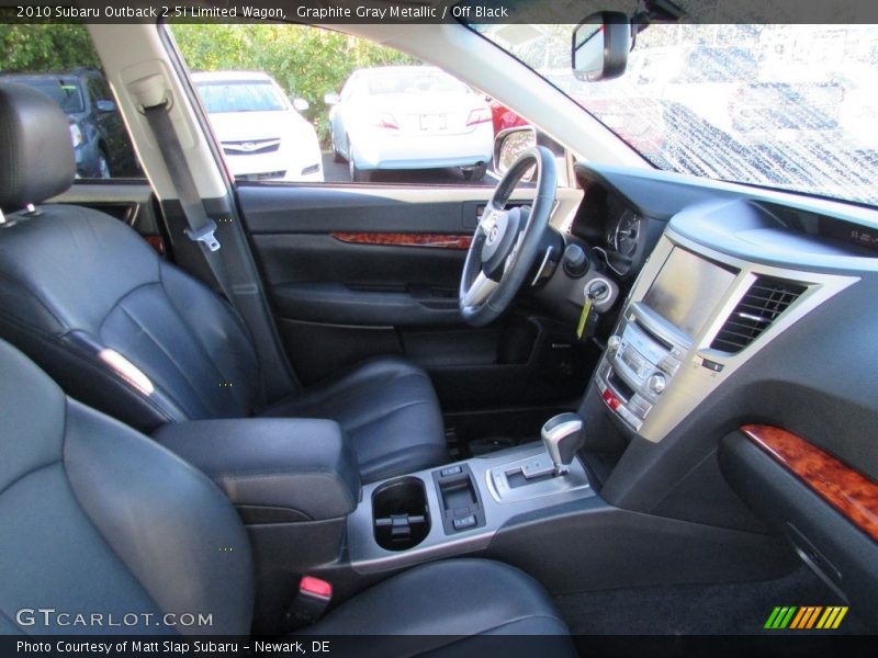 Graphite Gray Metallic / Off Black 2010 Subaru Outback 2.5i Limited Wagon