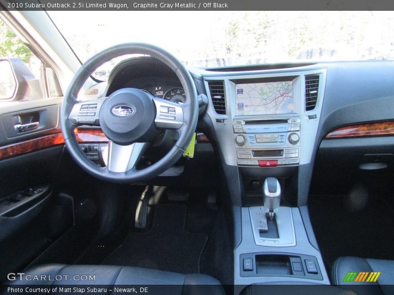Graphite Gray Metallic / Off Black 2010 Subaru Outback 2.5i Limited Wagon