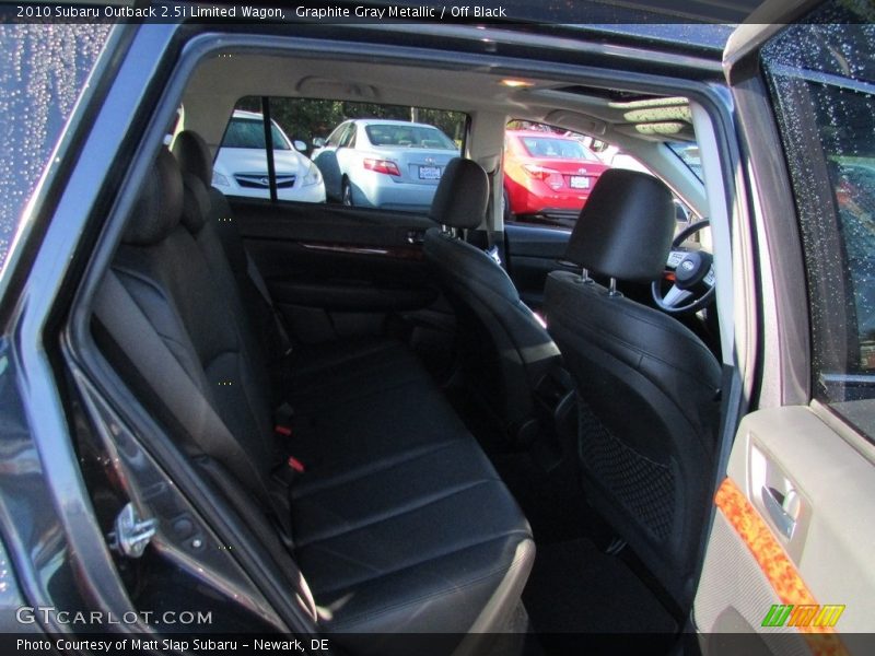 Graphite Gray Metallic / Off Black 2010 Subaru Outback 2.5i Limited Wagon