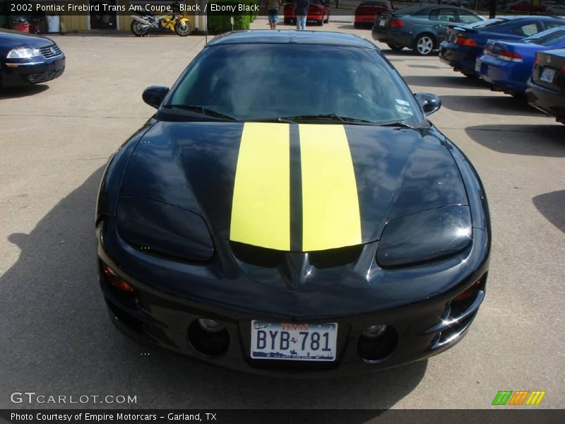 Black / Ebony Black 2002 Pontiac Firebird Trans Am Coupe
