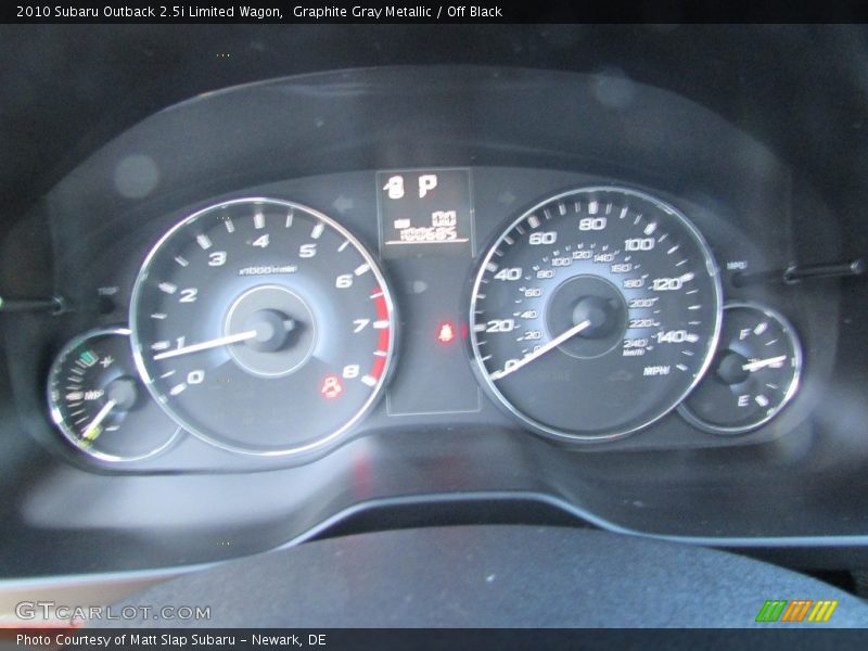 Graphite Gray Metallic / Off Black 2010 Subaru Outback 2.5i Limited Wagon