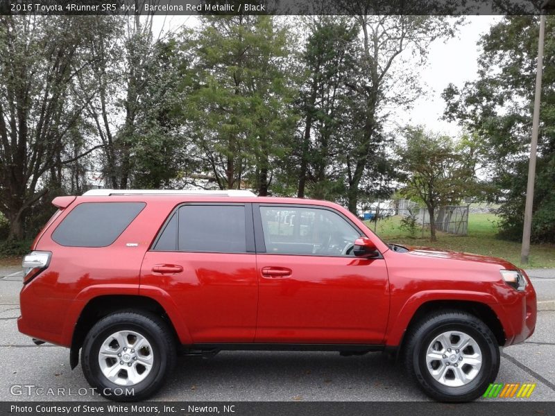 Barcelona Red Metallic / Black 2016 Toyota 4Runner SR5 4x4