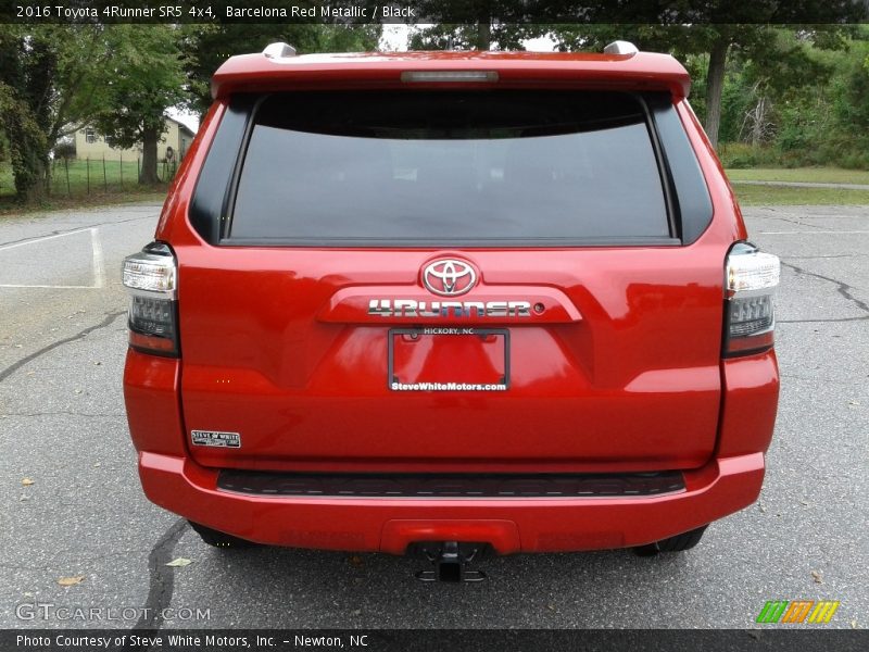Barcelona Red Metallic / Black 2016 Toyota 4Runner SR5 4x4