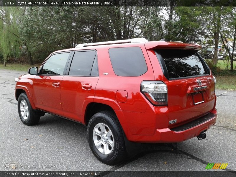 Barcelona Red Metallic / Black 2016 Toyota 4Runner SR5 4x4