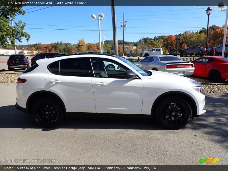 Alfa White / Black 2019 Alfa Romeo Stelvio AWD