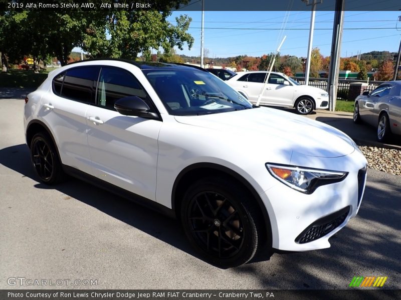 Alfa White / Black 2019 Alfa Romeo Stelvio AWD