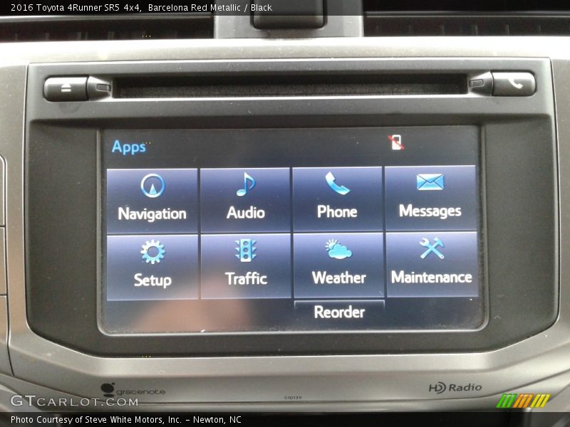 Barcelona Red Metallic / Black 2016 Toyota 4Runner SR5 4x4