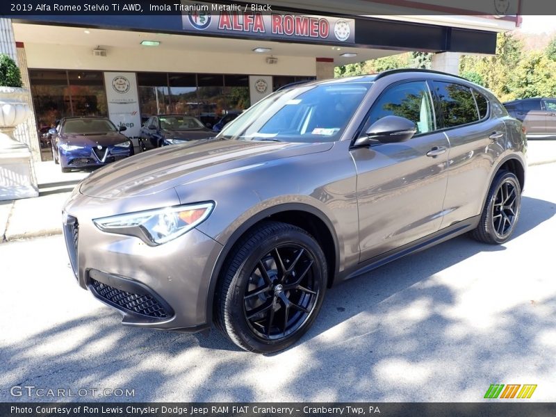 Imola Titanium Metallic / Black 2019 Alfa Romeo Stelvio Ti AWD